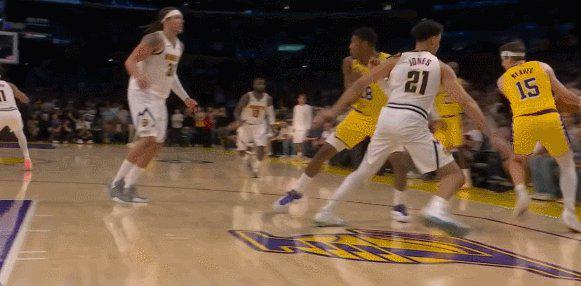 湖人掘金裁判报告：湖人得利 小里多获得2次罚球